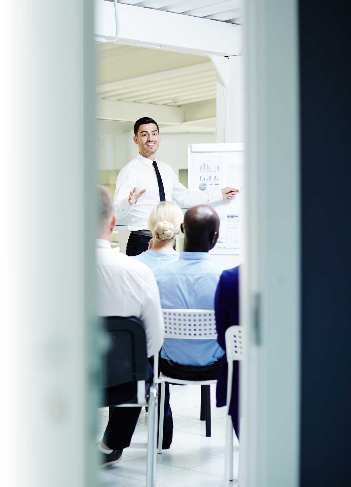 presentation in office